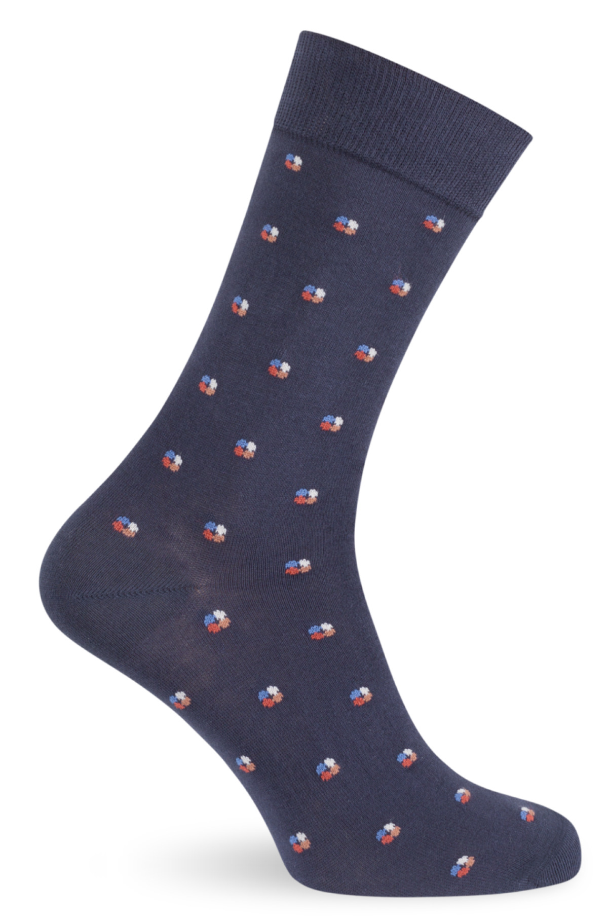 blu navy/mattone